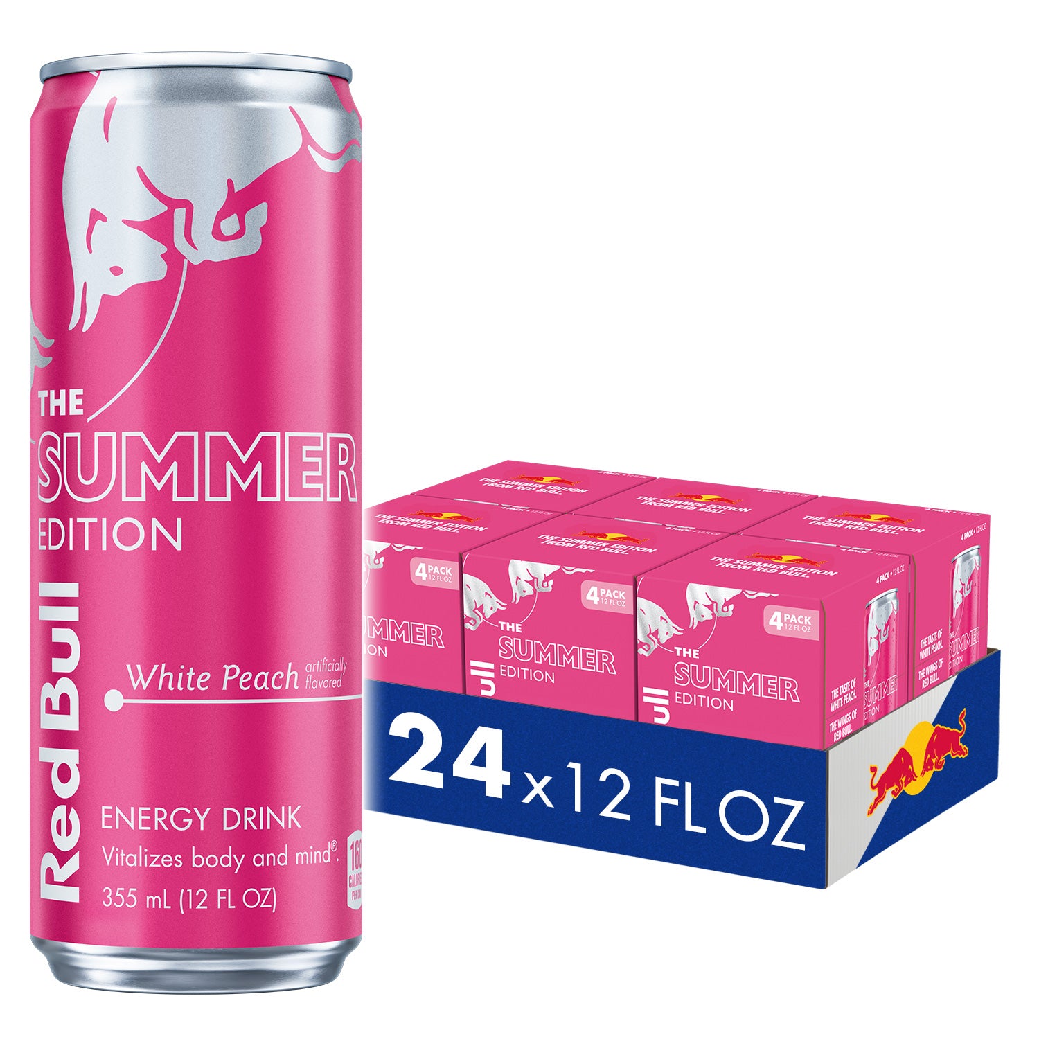 Red Bull Summer Edition White Peach Energy Drink