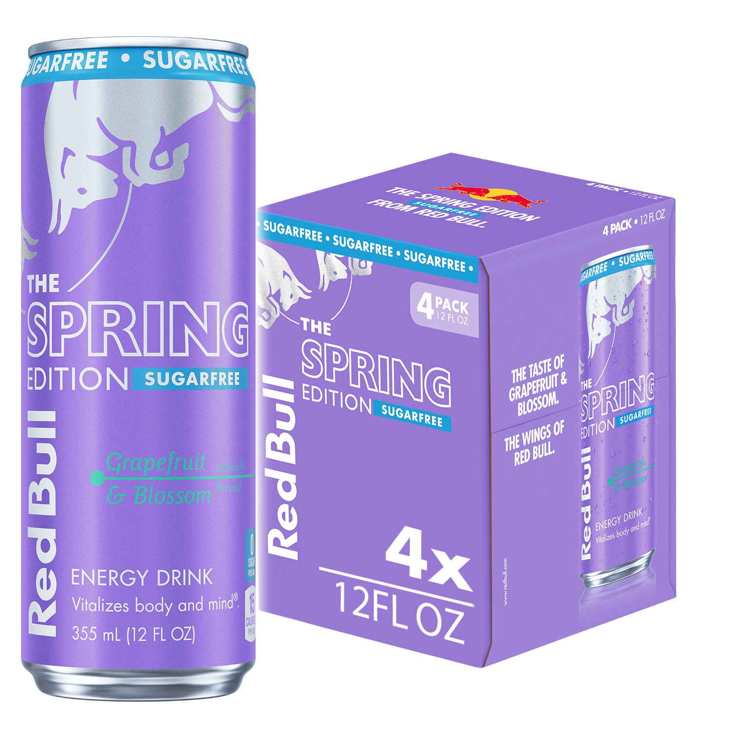 Sugar Free Red Bull Spring Edition Grapefruit & Blossom Energy Drink