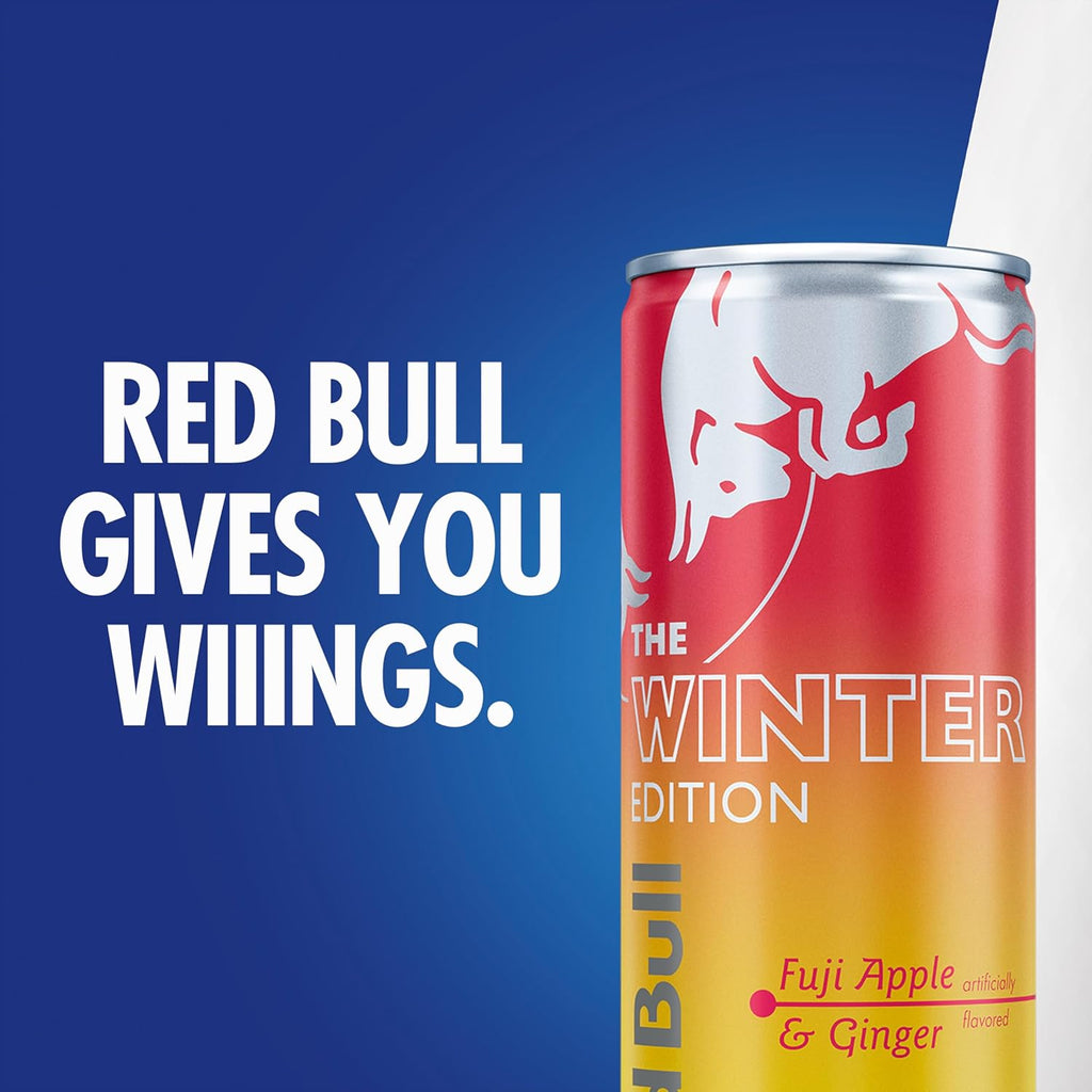 Red Bull Fuji Apple and Ginger Winter Edition Energy Drink