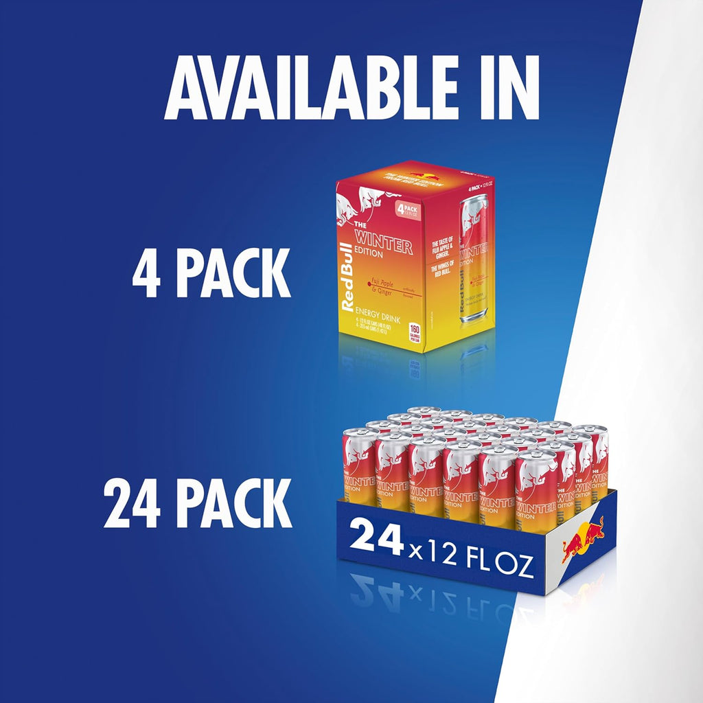 Red Bull Fuji Apple and Ginger Winter Edition Energy Drink