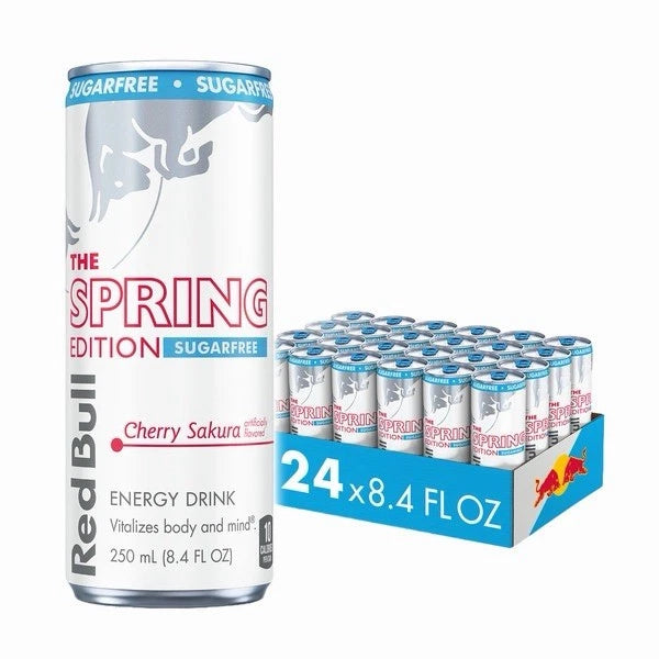 Red Bull Sugar Free Spring Cherry Sakura