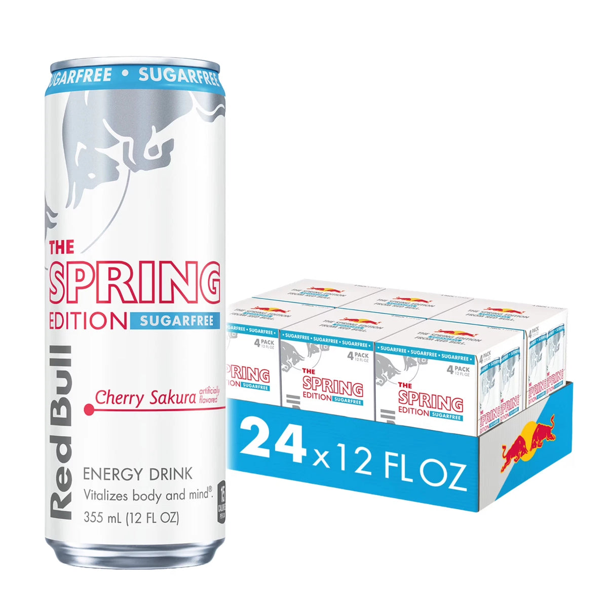 Red Bull Sugar Free Spring Cherry Sakura