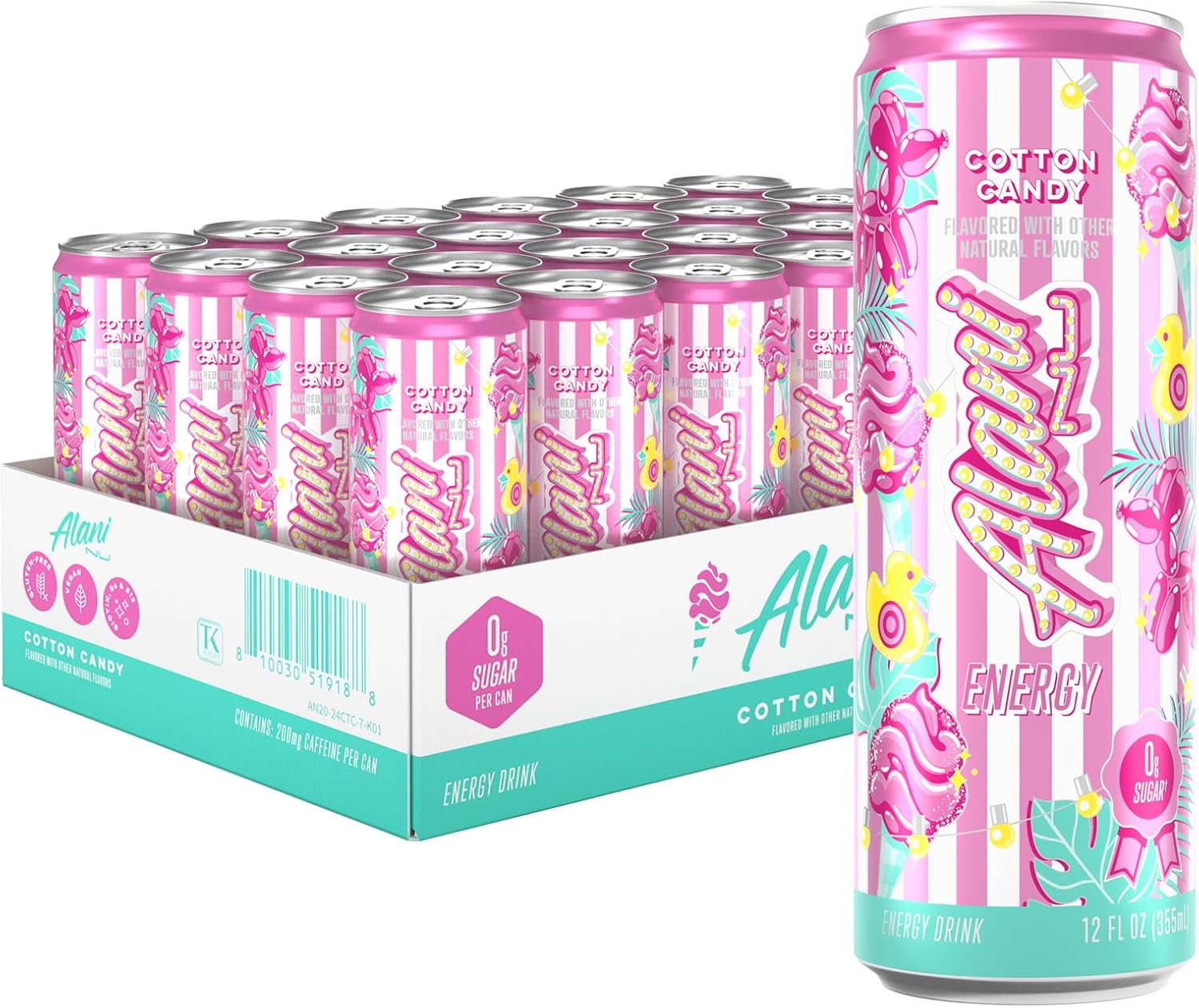 Sugar Free Alani Nu Cotton Candy