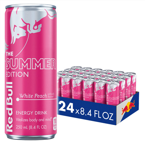 Red Bull Summer Edition White Peach Energy Drink